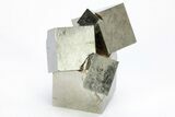 Natural Pyrite Cube Cluster - Spain #210606-1